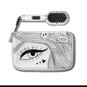 NEW Eva NYC - Healthy Heat - Mini Thermal Straightening Brush - Glow Girl - New